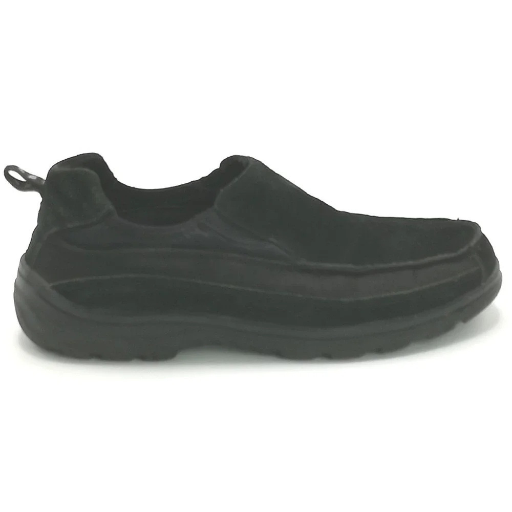 Dr. Scholls Loafer Mens Shoes Leather Suede Black Jack Slip On Sport 8E